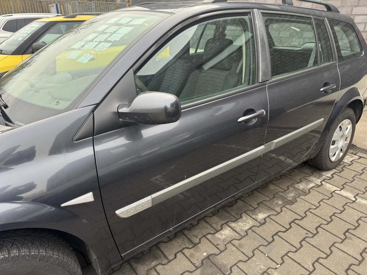 Renault Megane 2 Bj.2006 original T&uuml;r vorn links TEB66 Graphitschwarz Rohbau
